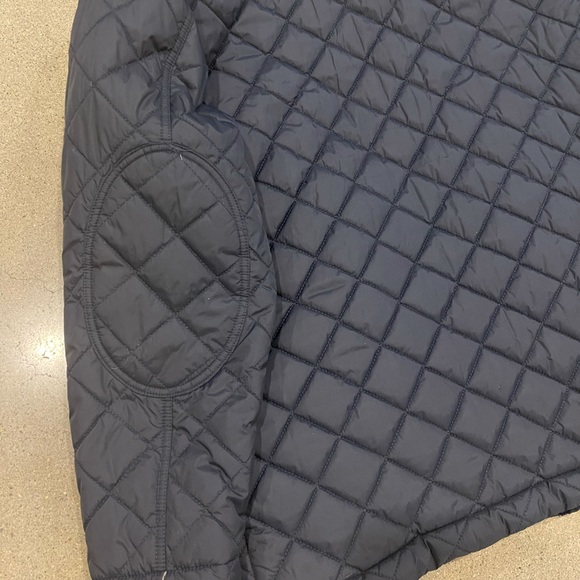 Men’s Navy Quilted Jacket - Picture 3 of 5